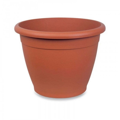 VASO TIVOLI PLASTICO COLORE TERRACOTTA H 35 D 50 CM - Fraschetti