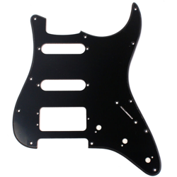 Battipenna HSS a 3 strati Scratchplate per Fender USA / MEX Stratocaster (nero) características