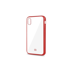 Laser Matt custodia per cellulare 15,5 cm (6.1') Cover Trasparente, Rosso - Celly precio