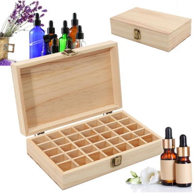 35 griglie in legno per contenitori di olio essenziale per contenitori da 5-10 ml