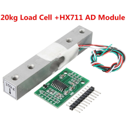 Bilancia elettronica 20kg Peso Sensore di pesatura cella di pesatura + Modulo HX711 en oferta