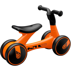 LD-1006 Bicicletta / scooter anticaduta per bambini ordinari neri e arancioni en oferta