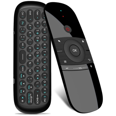 Wechip W1 Air Mouse Senza Fili 2.4g Fly Air Mouse di Android Tv Box / Mini Pc / Tv / Win 10 - Nero