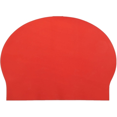 Durevole flessibile sportivo in lattice Nuoto Cuffia da nuoto Cuffia da bagno (rossa)