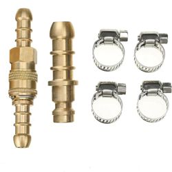 Raccordi a sgancio rapido in linea Connettore Accoppiatore per propano / butano da 8 mm + 4 clip precio