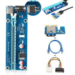 USB 3.0 PCI-E Express 1x scheda riser 16x prolunga adattatore riser con cavo precio
