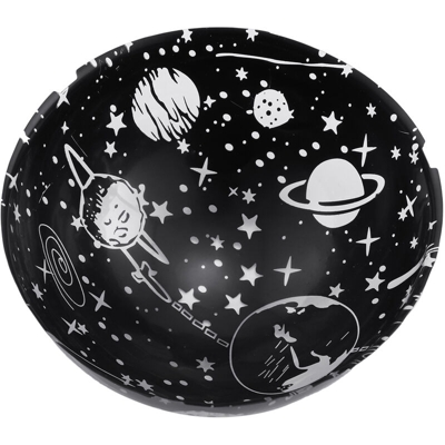 Lampada da notte per bambini con pellicola rotante a 360 ° (nero, pellicola leggera universale)