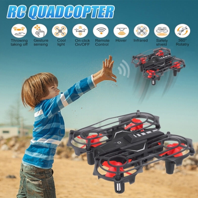 RC Aereo Quadricottero Telecomando Vola a 360 gradi 6-7 minuti Giocattolo per bambini