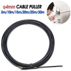 25M Nylon Wire Cable Puller 4mm Snake Push Fish Tape Reel Conduit Duct Duct Duct Rodder (25m) características