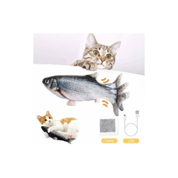 BTkviseQat - Giocattolo elettrico per gatti, con erba gatta, ricarica USB, per giocare, mordere e masticare en oferta