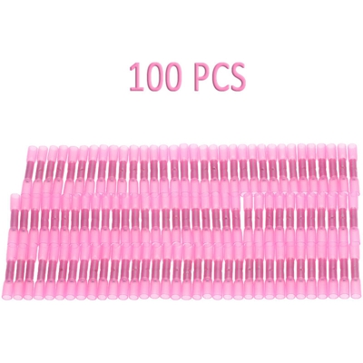 22-18AWG 0,5-1,5 mm2 Terminale intermedio a crimpare tubo termorestringente rosso confezione da 100 PJ-122R-Z