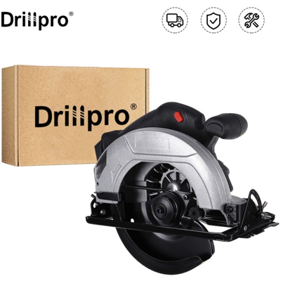 Sega circolare elettrica a batteria da 190 mm 7,5 pollici 10000 giri / min Sega curva a 45 ° Sega per la lavorazione del legno ad alta potenza