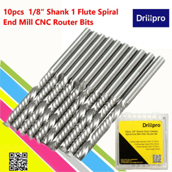 10pc Fresa in metallo duro per flauto CNC Fresa per trapano Punta per trapano Fresa per fresa 3.175x25mm características