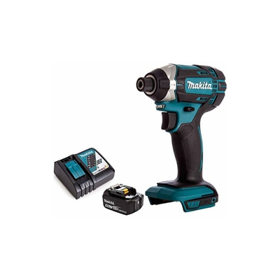 DTD152Z+BL1840+DC18RC 18 V LXT Avvitatore a percussione Senza Fili con 1 Batteria da 4,0 Ah e Caricabatterie - Makita