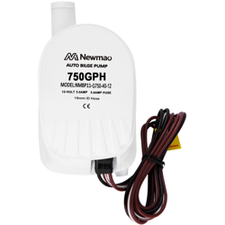 750GPH pompa di sentina automatica uscita 19mm interruttore a galleggiante incorporato pompa RV per acque luride modello G750-30-12 (12V) en oferta