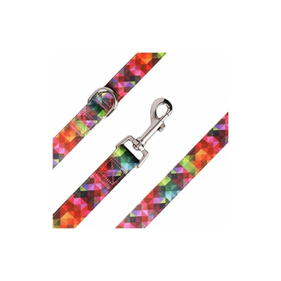 Guinzaglio per Cani e Gatti, Astratto Geometrico Diamante caleidoscopio Guinzaglio per Cani di Taglia Piccola, Media e Grande, (Large) 1 in. x 4ft