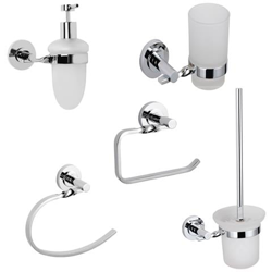 Set 5 Pezzi Accessori Da Bagno Narciso 006 Ottone Cromato características