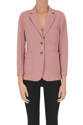 Cotton and lined blazer