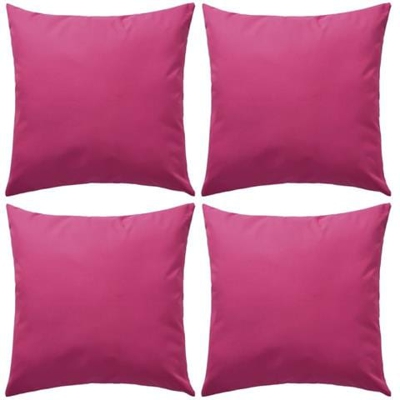 Cuscini Da Esterno 4 Pz 45x45 Cm Rosa