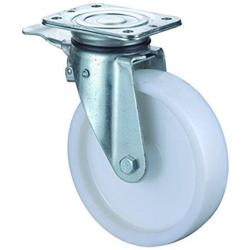Bs Ruote Ruota Rotella Con Fermaporta, Piastra Di Ancoraggio, Plastica, 200 Mm, Heavy Duty N120. b10.201 características