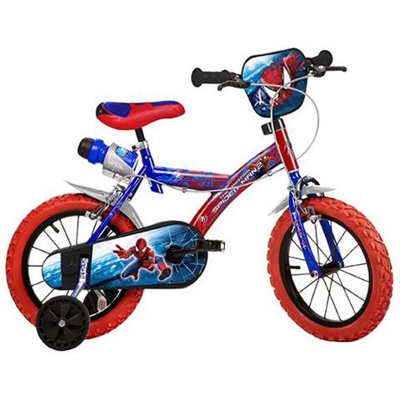 bicicletta 14'' spiderman 4-7 anni