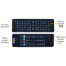 Mini I13 Wireless (layout Italiano) Mini Tastiera Con Mouse Giroscopico, Telecomando Universale E Cornetta Telefonica Per Smart Tv, Mini Pc, Tv Box, Computer, Htpc, Console características