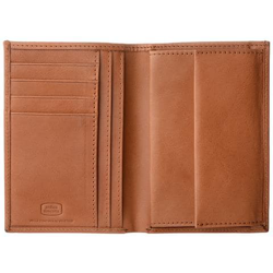 Portafoglio Uomo Con Portamonete Formato Verticale In Vera Pelle Italiana Porta Carte E Banconote Miele características