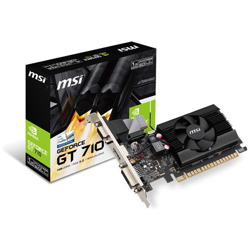 GeForce GT 710 1 GB DDR3 Pci-E 2.0 DVI-D Dual Link / D-SUB / HDMI Low Profile en oferta
