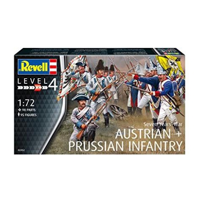 Seven Years War Austrian & Prussian Infantry 1:72 Model Kit