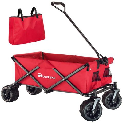 Carretto Pieghevole Heidrun - Rosso