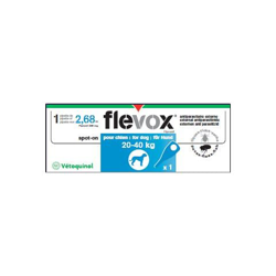 Flevox Cane 20-40 Kg 36 Drops características