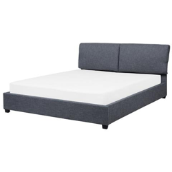 Letto Imbottito Grigio 180 X 200 Cm Belfort en oferta