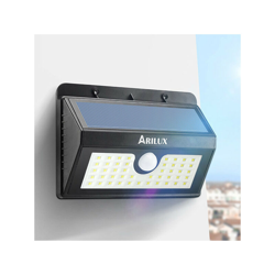 Drillpro - ARILUX & reg; AL-SL07 LED alimentato a luce 45 Sensore di movimento impermeabile PIR Parete esterna Solare senza fili precio