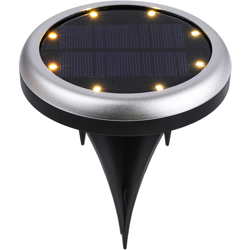 Insma - Elfeland 2x Paletto Solare Lamp - 8LED - Impermeabile IP66 - Giallo Chiaro en oferta