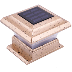 Colonna solare da esterno testa luce cortile villa legno pila luce giardino paesaggio recinzione luce recinzione luce en oferta