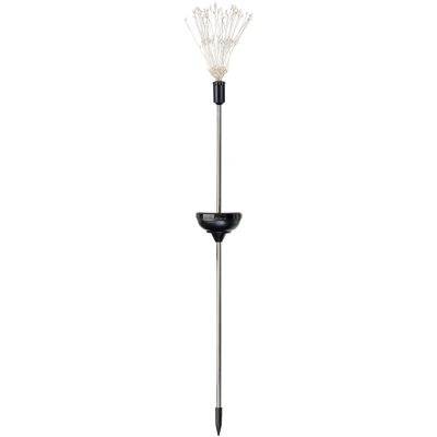 Drillpro - Fuochi d'artificio solari, lampada a luce esterna, sentiero del giardino, decorazione del cortile (bianco caldo, luce calda 1x 150 LED)