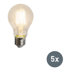 Set di 5 lampadina E27 a LED 5W 600LM bianco caldo - Calex precio