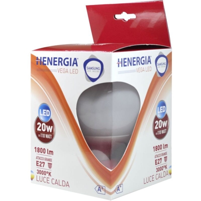 Henergia - VEGA GLOBO G120 20W 3000K