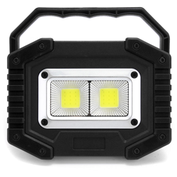 Drillpro - 2 COB 120W 3000LM Proiettori LED impermeabili portatili ricaricabili Luce da lavoro per riparazioni auto di emergenza all'aperto e precio