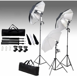 Illuminazione Studio Fotografico: 24 Watt Treppiedi e Ombrelli - Youthup precio