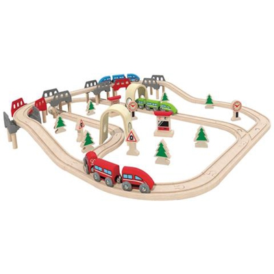 Set Pista Treno Ferrovia High & Low E3701