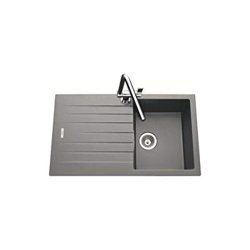 Sink Granito Hola 1 Vassoio 1 Sgocciolatoio 86x50 Cm Granito Grigio precio