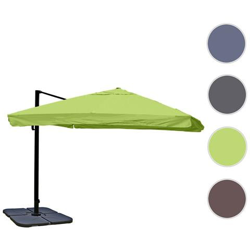Ombrellone Parasole Hwc-a96 3x3m Alluminio Con Volante Verde Con Base características