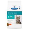 Hill's Prescription Diet t/d Dental Care secco per gatti - Set %: 2 x 5 kg