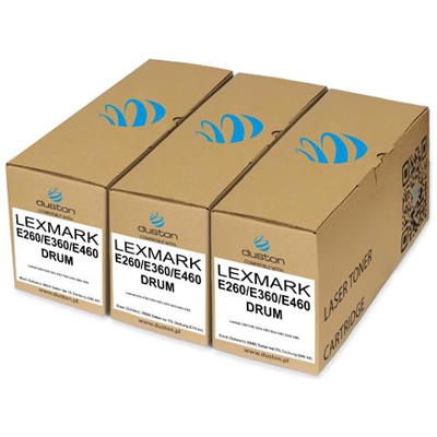 3x E260 / e360 / e460, E260x22g Band Negro Compatible Con Lexmark E260 E360 X264 X363 X364 X463 X464 X466