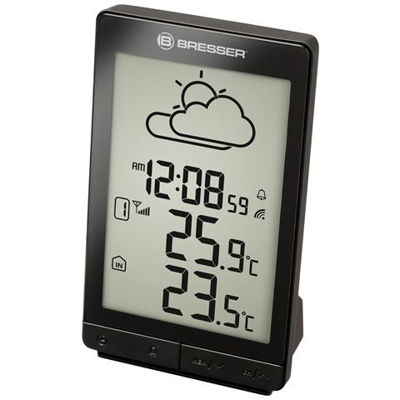 Stazione Meteo Wireless Bresser TemeoTrend STX con Sensore Esterno Colore Nero