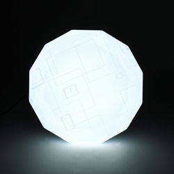 Plafoniera a LED bianca 6500K Pr Soggiorno Camera da letto Cucina AC220V Tipo A12W 12LED características