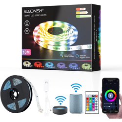 Striscia LED 10m Striscia WIFI RGB con controllo remoto APP en oferta