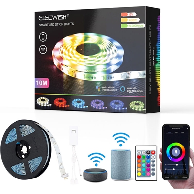 Striscia LED 10m Striscia WIFI RGB con controllo remoto APP
