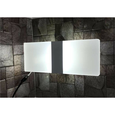 Applique In Vetro Da Parete Lucebianca Lampada Led Interno 8w